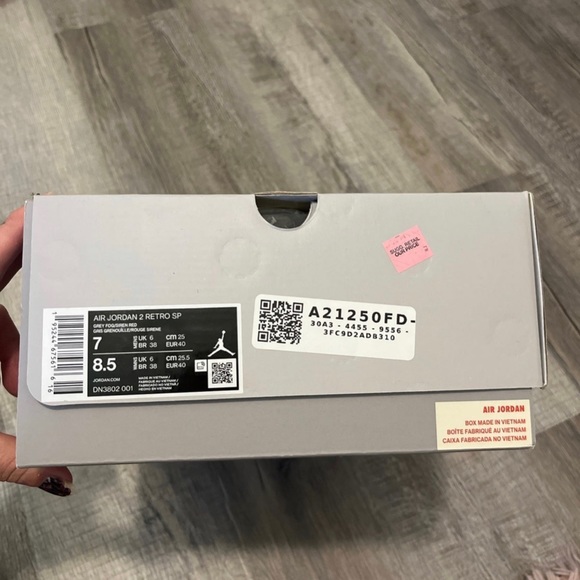 *sold on mercari* Jordan 2 union la Fog - Picture 8 of 9